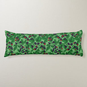 Coussins Longs Blackberry en vert