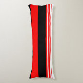 Coussins Longs Blancs rouges et noirs (Devant (Vertical))