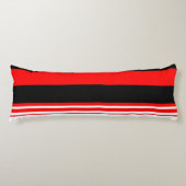 Coussins Longs Blancs rouges et noirs (Devant)