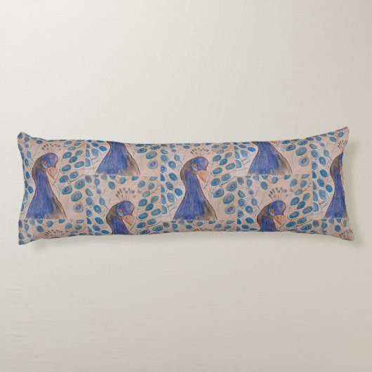 Coussins Longs Bleu (Dos)