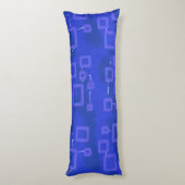 Coussins Longs Bleu Chic (Dos (Vertical))