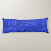 Coussins Longs Bleu Chic (Dos)
