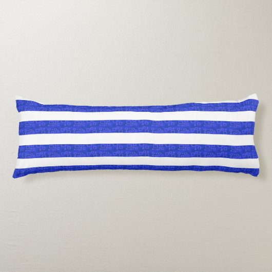 Coussins Longs Bleu Chic (Devant)