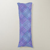 Coussins Longs Bleu diagonale motif Checker 02.w Lpink BG (Devant (Vertical))