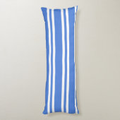 Coussins Longs Bleu et blanc (Dos (Vertical))