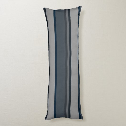 Coussins Longs Bleu et gris (Dos (Vertical))