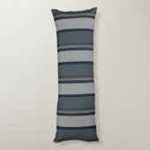 Coussins Longs Bleu et gris (Dos (Vertical))