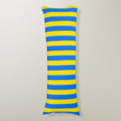 Coussins Longs Bleu et jaune (Devant (Vertical))