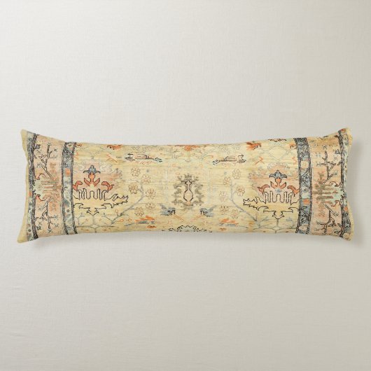 Coussins Longs Bleu gris jaune Dusty Raffiné  (Devant)