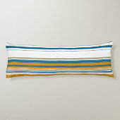 Coussins Longs Bleu jaune et blanc (Dos)