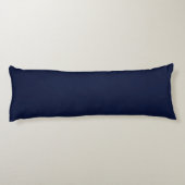 Coussins Longs Bleu Nuit Marine Uni (Dos)