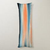 Coussins Longs Bleu orange (Dos (Vertical))