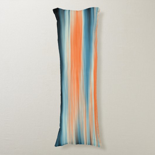 Coussins Longs Bleu orange (devant Vertical)