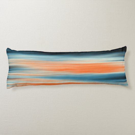 Coussins Longs Bleu orange (Dos)