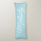 Coussins Longs Bleu personnalisé (Dos (Vertical))