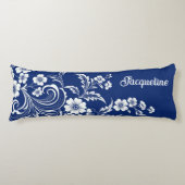 Coussins Longs Bleu Porcelaine (Devant)