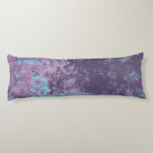 Coussins Longs bleu rose et violet (Dos)