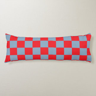 Coussins Longs Bleu rouge À damiers En vichy Motif