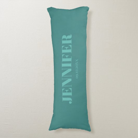 Coussins Longs Bleu turquoise (Devant (Vertical))