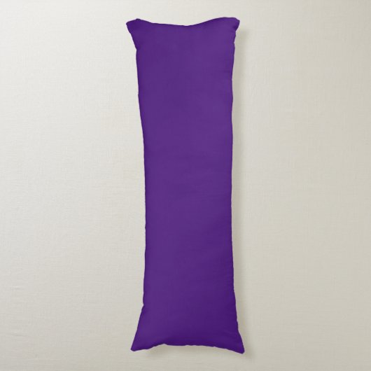 Coussins Longs Bleu-violet (roue de couleur) (couleur solide) (Devant (Vertical))