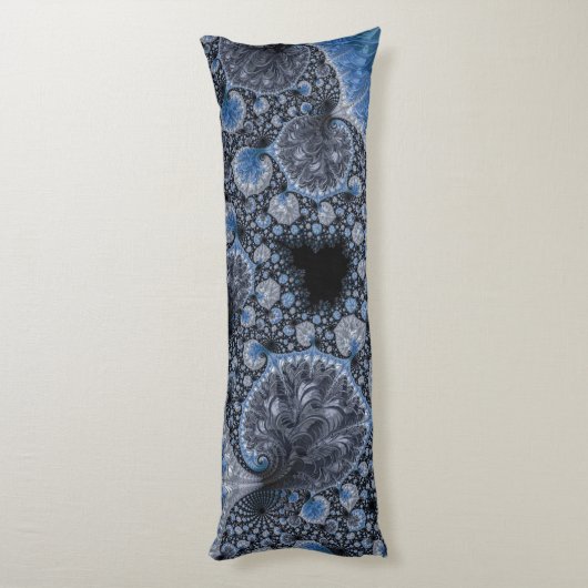 Coussins Longs Bleus Abstract (Dos (Vertical))