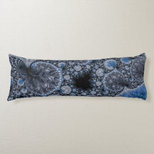 Coussins Longs Bleus Abstract
