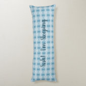 Coussins Longs Bleus Inspirés Déco (Dos (Vertical))