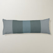 Coussins Longs Bloc de couleurs vert moderne (Dos)