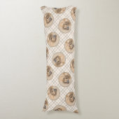 Coussins Longs Bloodhound Peinture rouge mignon odeur chien art (Devant (Vertical))