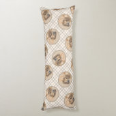 Coussins Longs Bloodhound Peinture rouge mignon odeur chien art (Dos (Vertical))