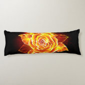 Coussins Longs Blooming Fire Rose (Dos)