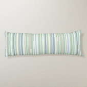 Coussins Longs Blue Green and white stripes (Dos)