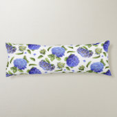 Coussins Longs Blue Hydrangeas (Dos)