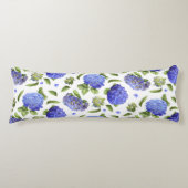 Coussins Longs Blue Hydrangeas (Devant)