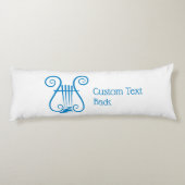 Coussins Longs Blue Lyre (Dos)