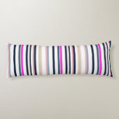 Coussins Longs Blue Pink and Sand Stripes (Dos)