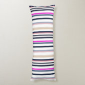 Coussins Longs Blue Pink and Sand Stripes (Dos (Vertical))