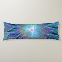 Blue Purple Flower Dream Abstrait Fractal Art