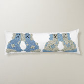 Coussins Longs Blue Staffordshire Chiens Ginger Jars Lumbar (Dos)