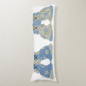 Coussins Longs Blue Staffordshire Chiens Ginger Jars Lumbar (Devant (Vertical))