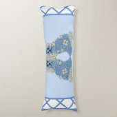 Coussins Longs Blue Staffordshire Chiens Ginger Jars Lumbar (Devant (Vertical))