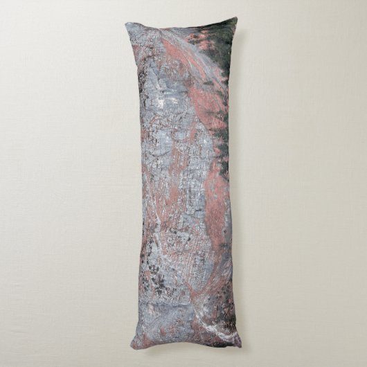 Coussins Longs Blues roses (Dos (Vertical))