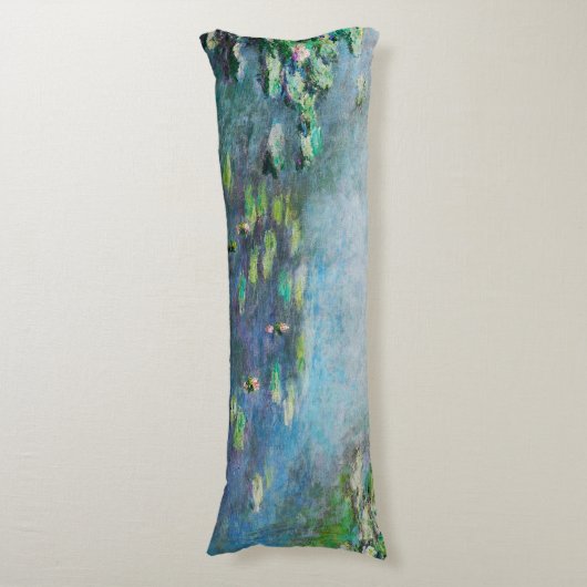Coussins Longs Body Pillow Claude Monet Waterlily Fine Art (Devant (Vertical))
