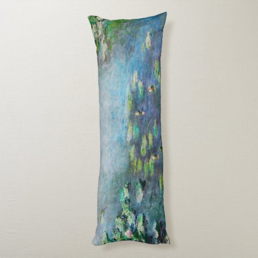 Coussins Longs Body Pillow Claude Monet Waterlily Fine Art (Dos (Vertical))