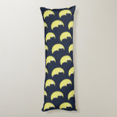 Coussins Longs Body Pillow with Smiling Moon Pattern (Dos (Vertical))