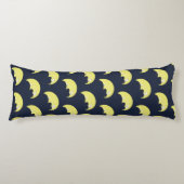 Coussins Longs Body Pillow with Smiling Moon Pattern (Devant)