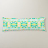 Coussins Longs Bohème Chintz 108 Aqua Jaune (Dos)