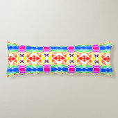 Coussins Longs Bohemian Chintz 121 Rainbow White (Devant)