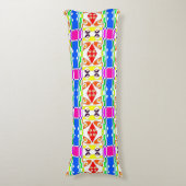 Coussins Longs Bohemian Chintz 126 Rainbow Outline (Devant (Vertical))