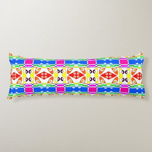 Coussins Longs Bohemian Chintz 126 Rainbow Outline (Devant)